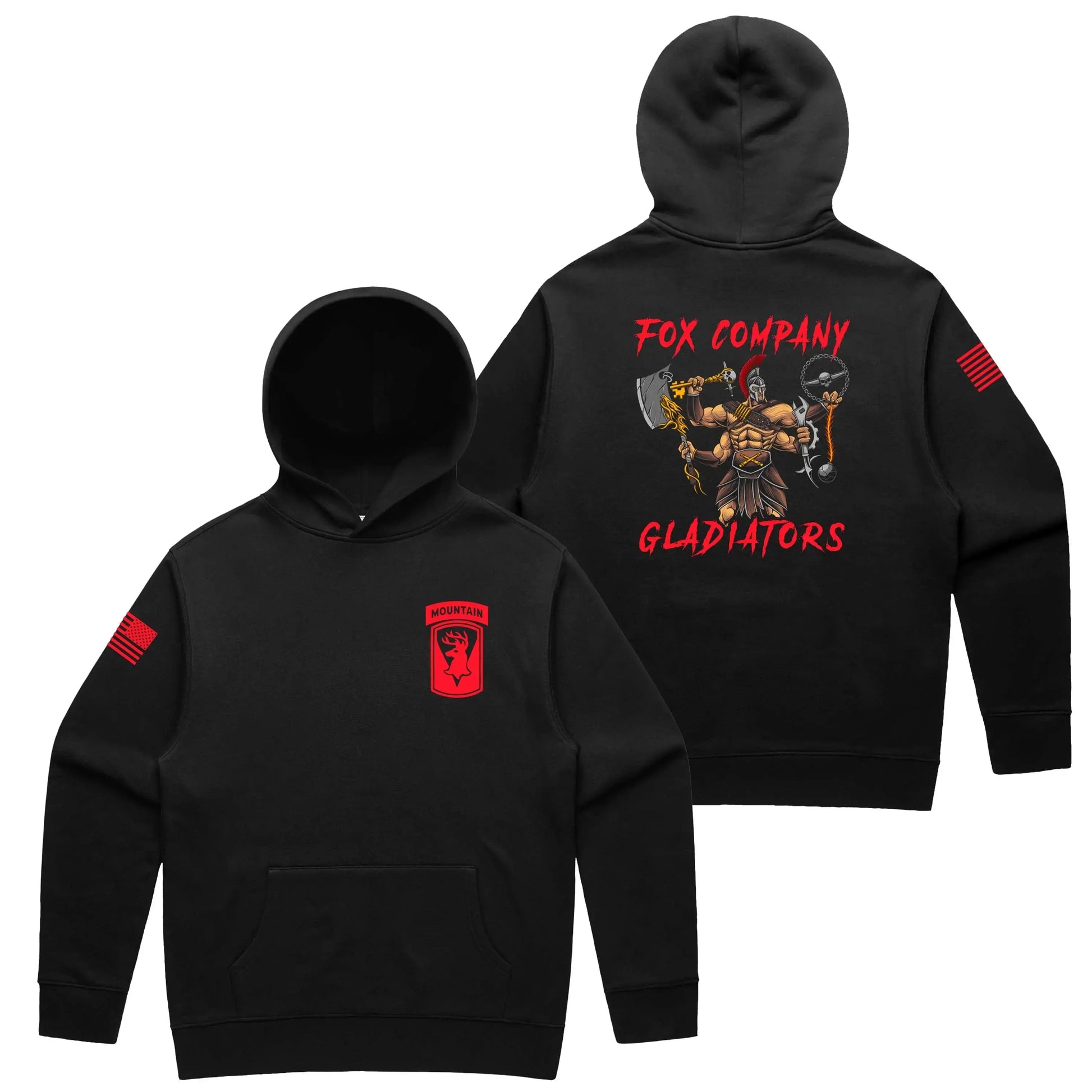 186th F Co BSB Black Hoodie