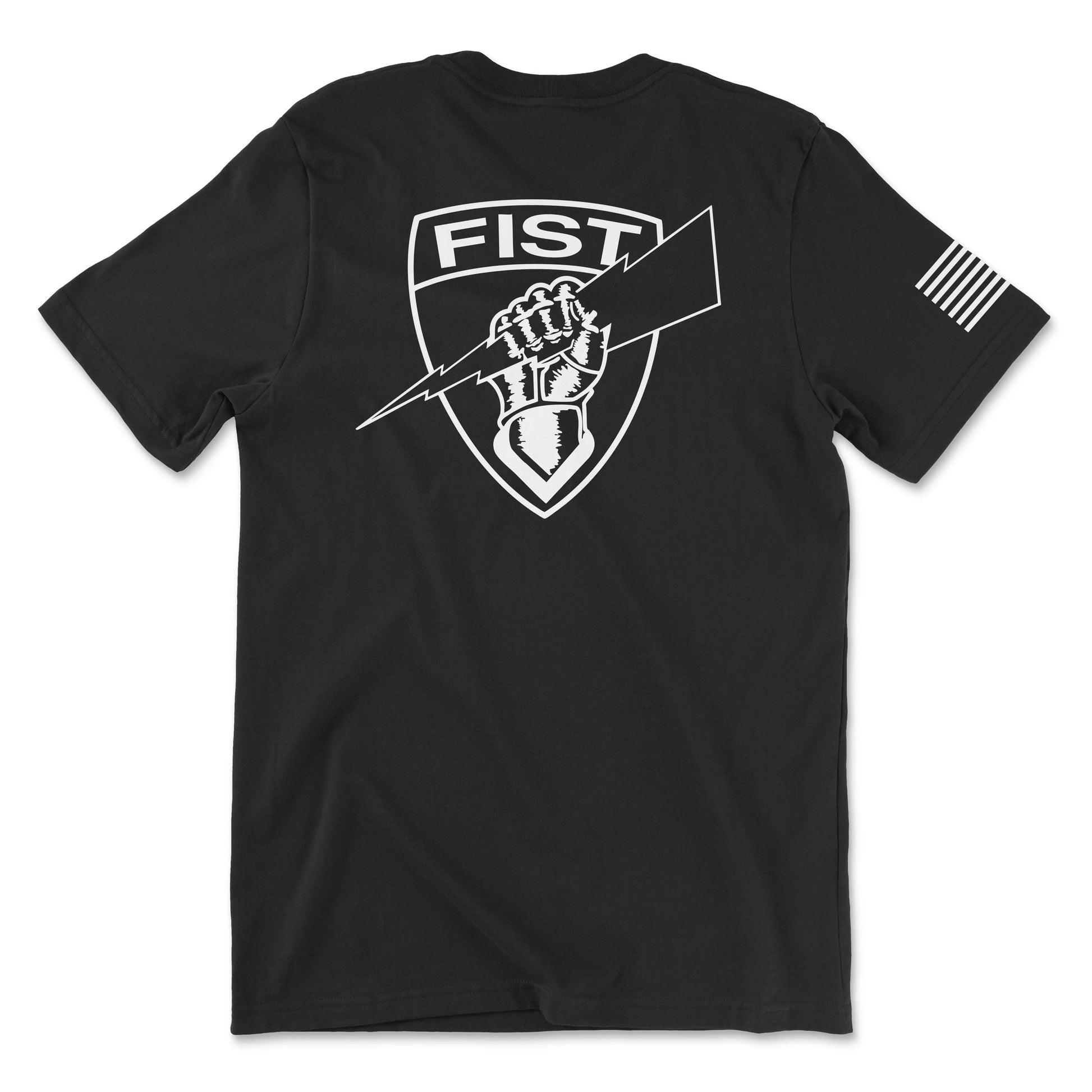 1-101st FA FIST Black Tee