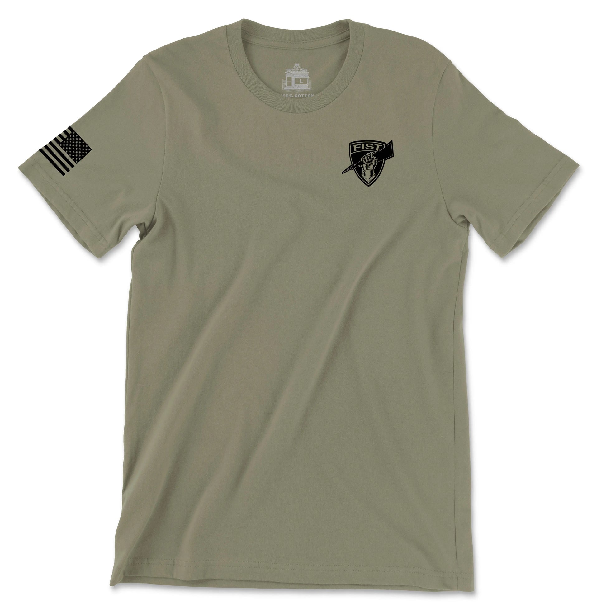 1-101st FA FIST Coyote Brown Tee