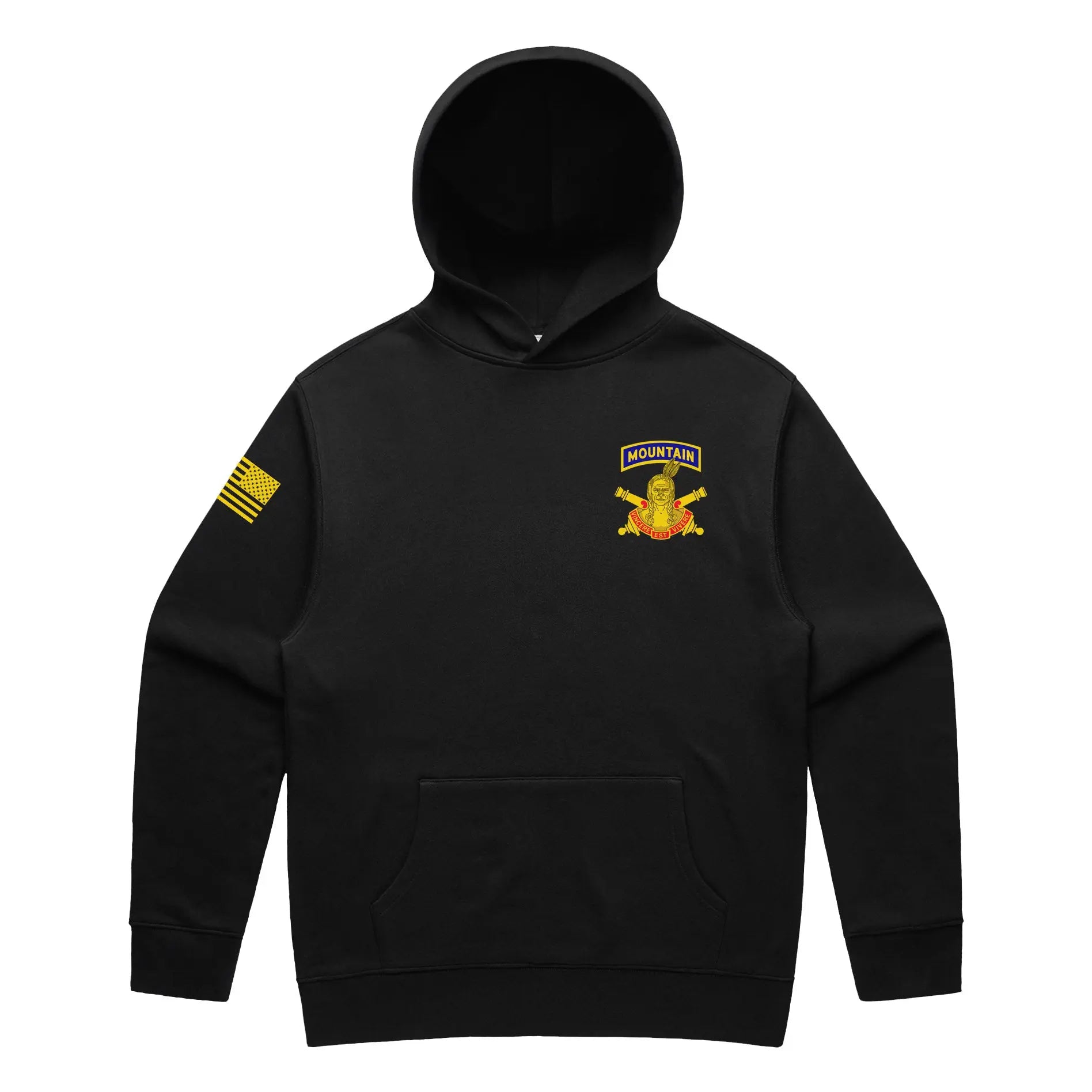 1-101st FA Battalion Black Hoodie
