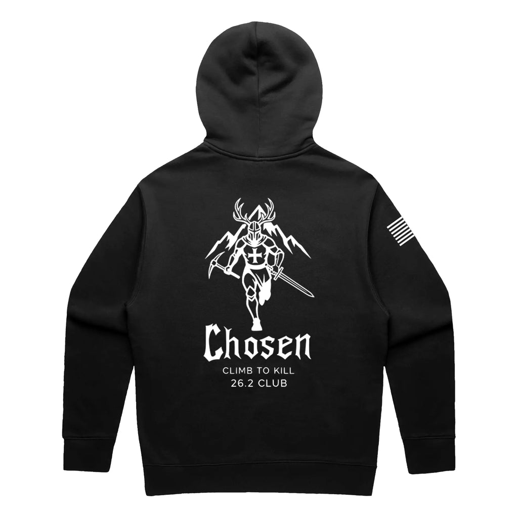 26.2 Miles Club Chosen Company Black Hoodie
