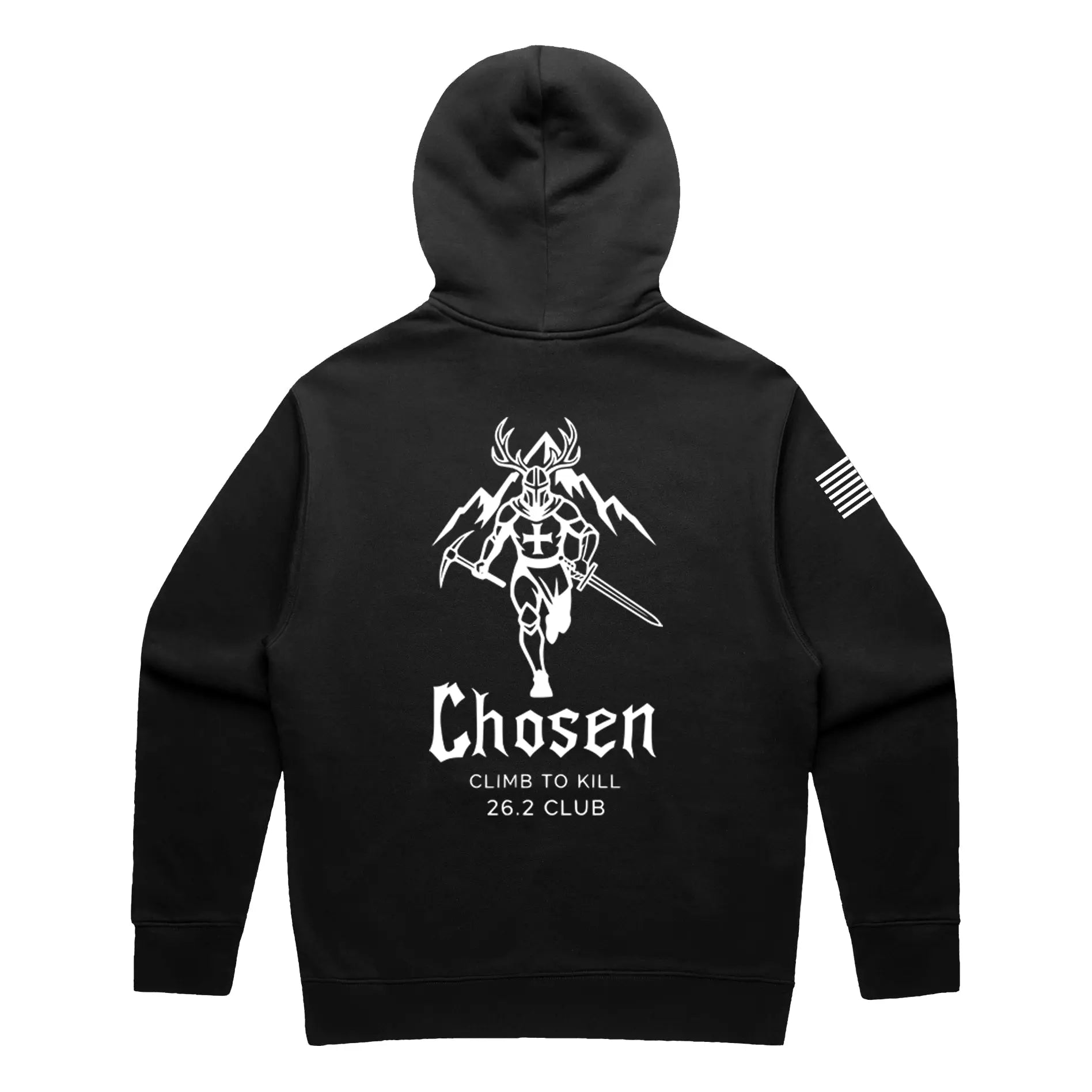26.2 Miles Club Chosen Company Black Hoodie