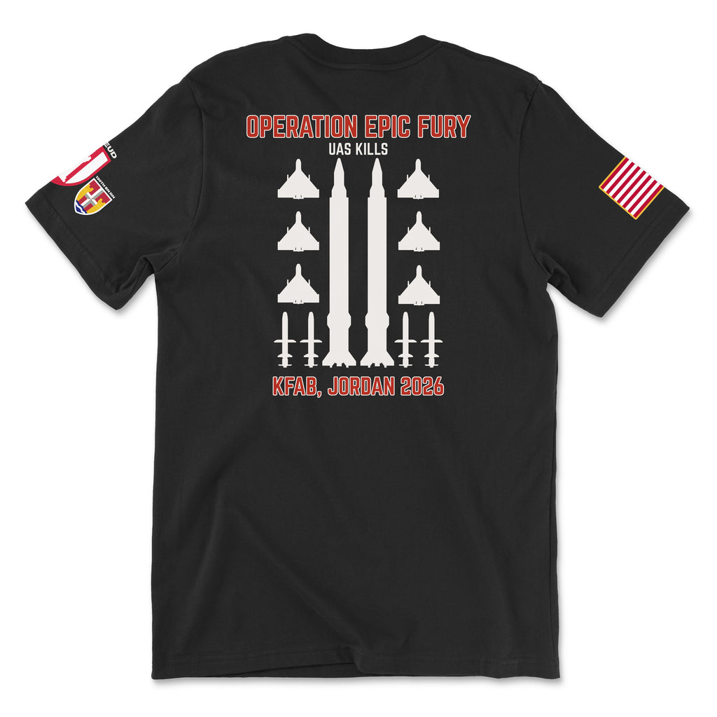 KFAB Base Defense Operations Black Tee