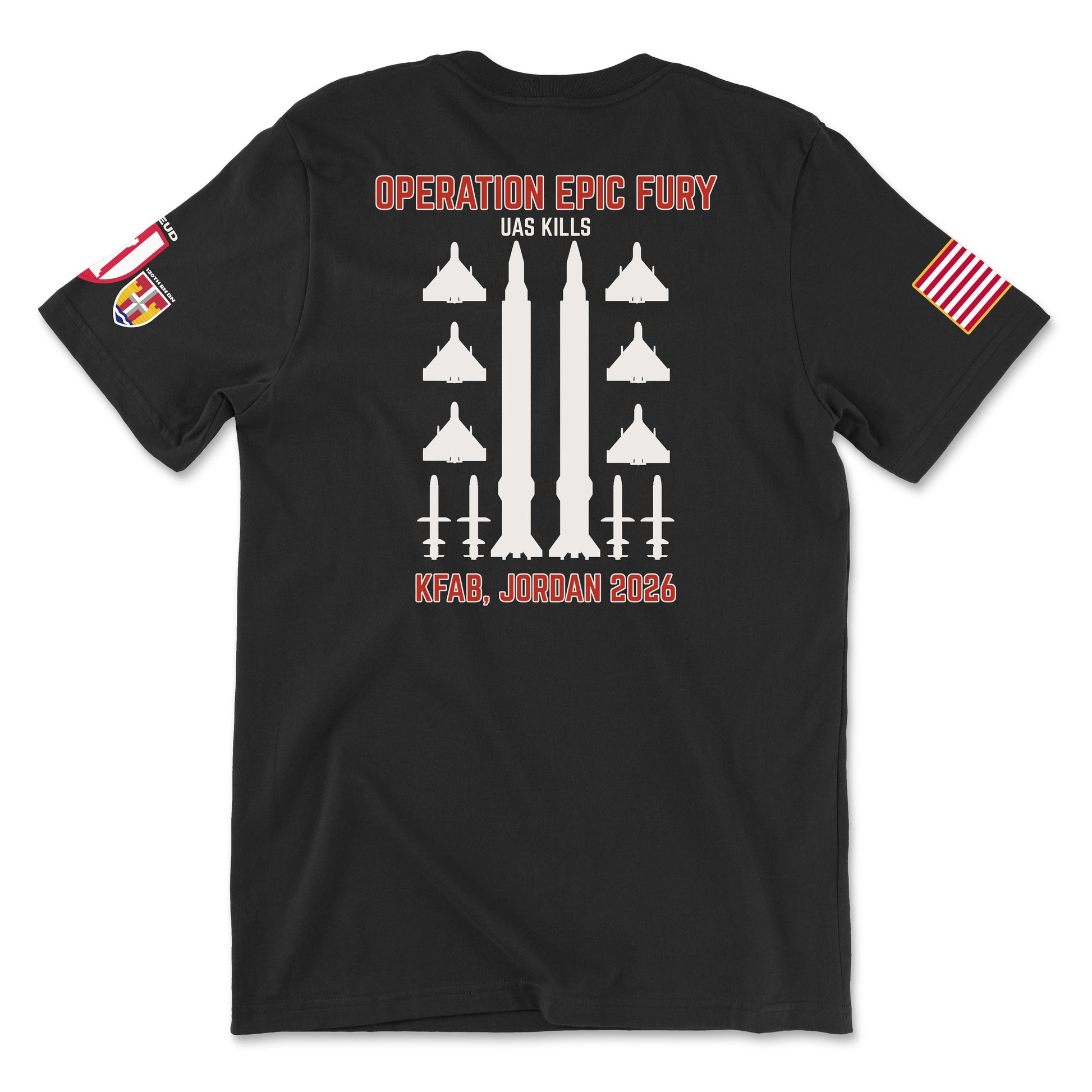 KFAB Base Defense Operations Black Tee