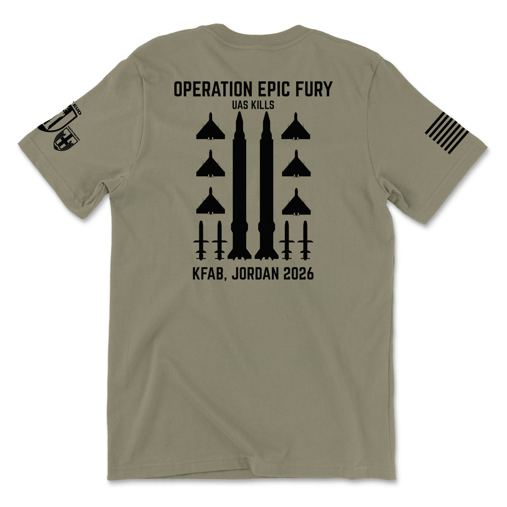 KFAB Base Defense Operations Coyote Brown Tee