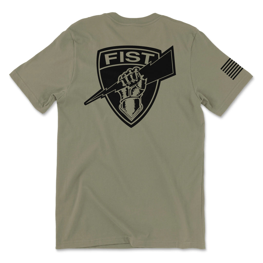 1-101st FA FIST Coyote Brown Tee