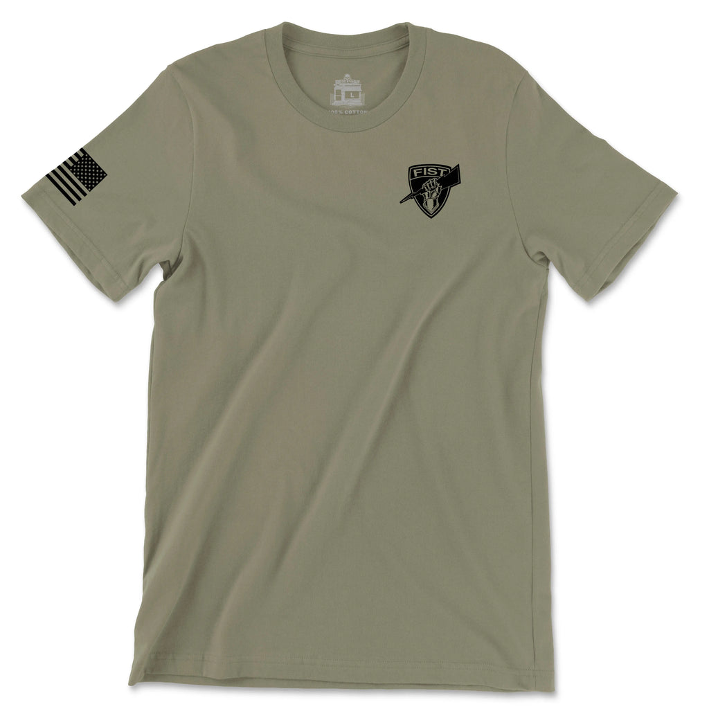 1-101st FA FIST Coyote Brown Tee
