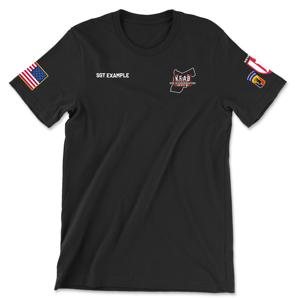 KFAB Base Defense Operations Black Tee