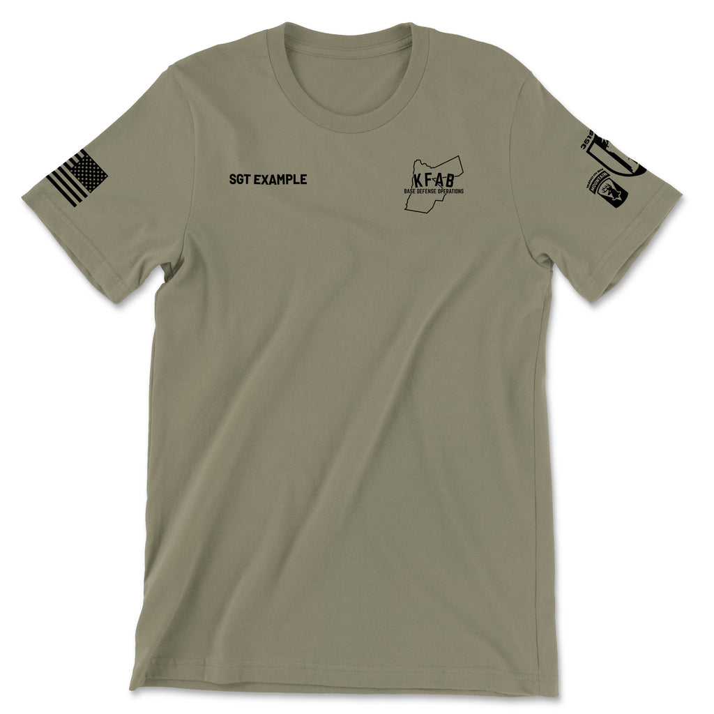 KFAB Base Defense Operations Coyote Brown Tee