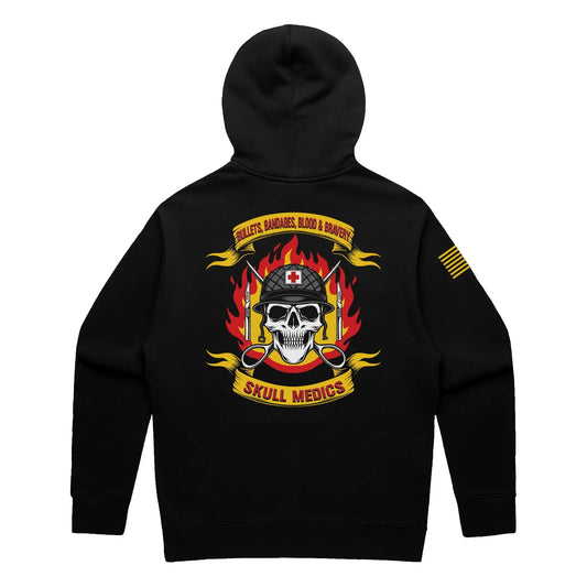 Skull Medics Black Hoodie