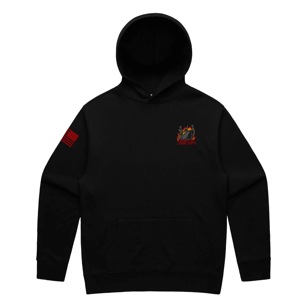 Chamber Not Leaving Empty Black Hoodie
