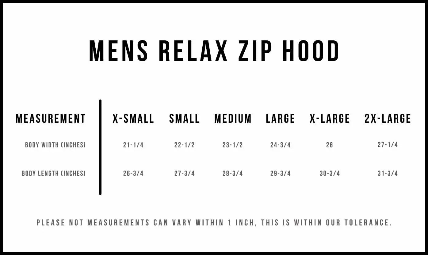 HHB Black Zip Hoodie