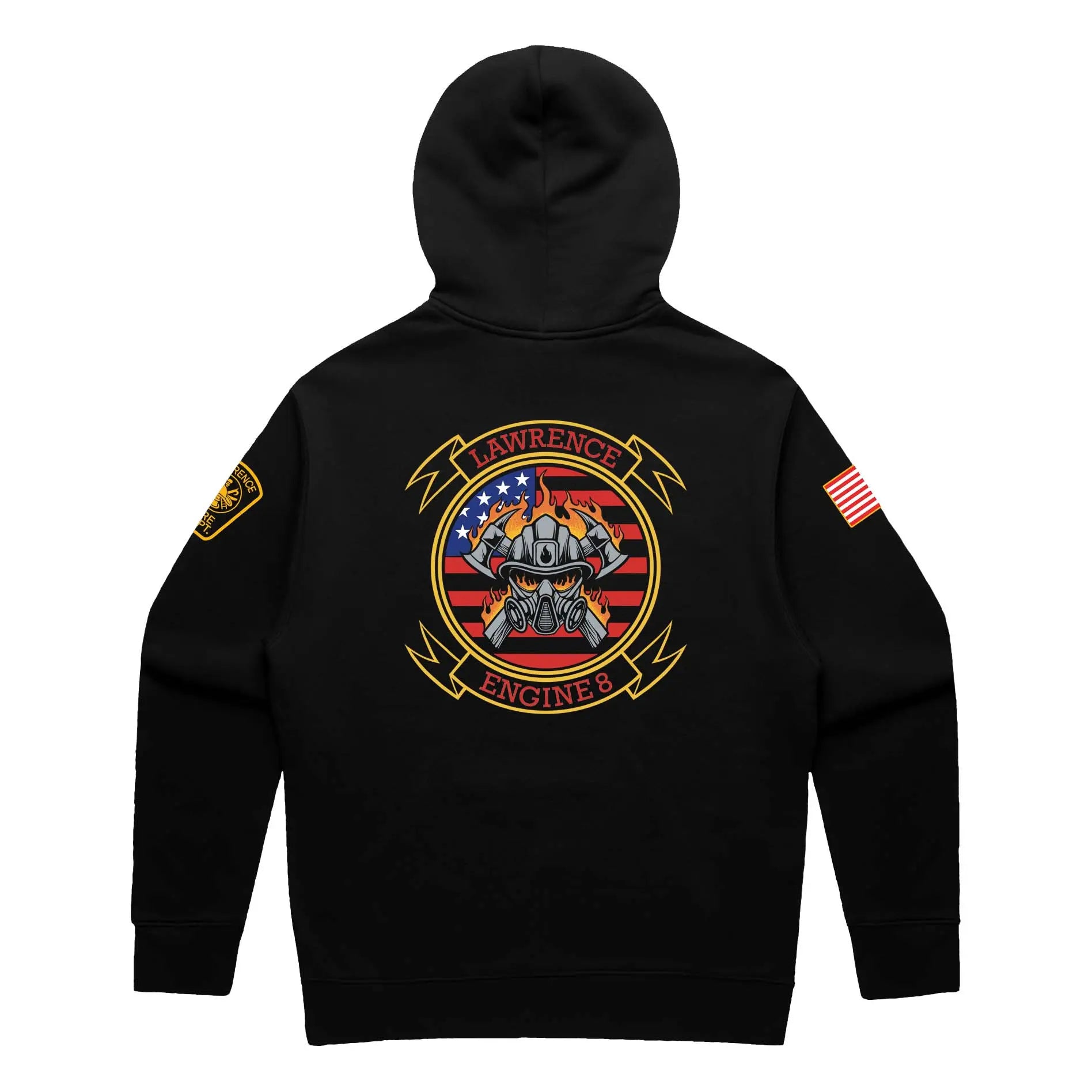 Lawrence Engine 8 Black Hoodie