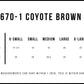 972 MP CO Coyote Brown Tee